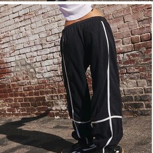 Free People Movement Oversized Arena Pants in Black Combo Size XS